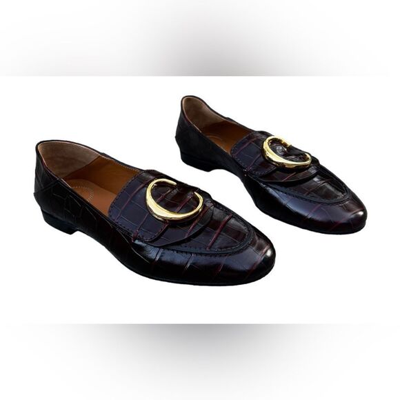 Chloé croc embossed Convertible Loafer - Picture 1 of 6